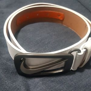 NIKE Golf unisex white belt